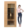 Premium 1 Person Low EMF Far Infrared Hemlock Sauna