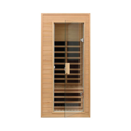 Premium 1 Person Low EMF Far Infrared Hemlock Sauna