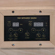 Thermora Maison 1-Person Infrared Sauna with Bluetooth Speakers & Ambient LED Lighting | Indoor Home Sauna