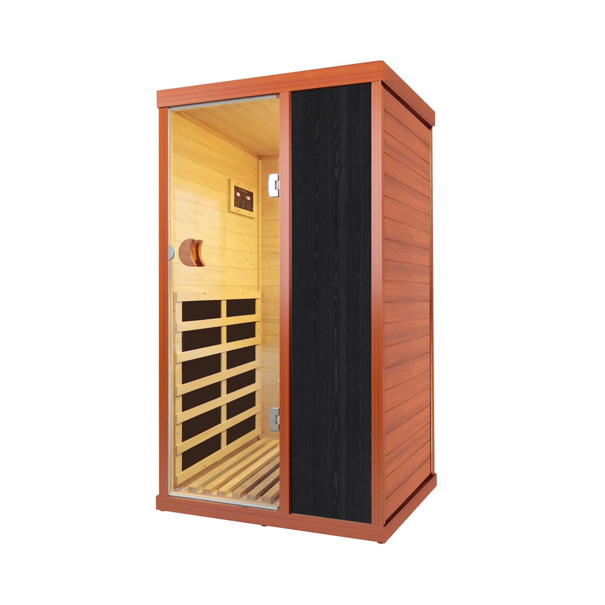 Thermora Maison 1-Person Infrared Sauna with Bluetooth Speakers & Ambient LED Lighting | Indoor Home Sauna