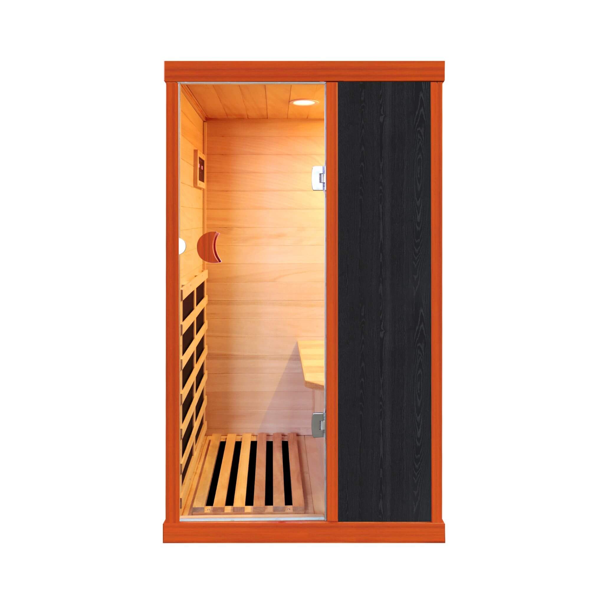 Thermora Maison 1-Person Infrared Sauna with Bluetooth Speakers & Ambient LED Lighting | Indoor Home Sauna