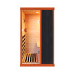 Thermora Maison 1-Person Infrared Sauna with Bluetooth Speakers & Ambient LED Lighting | Indoor Home Sauna