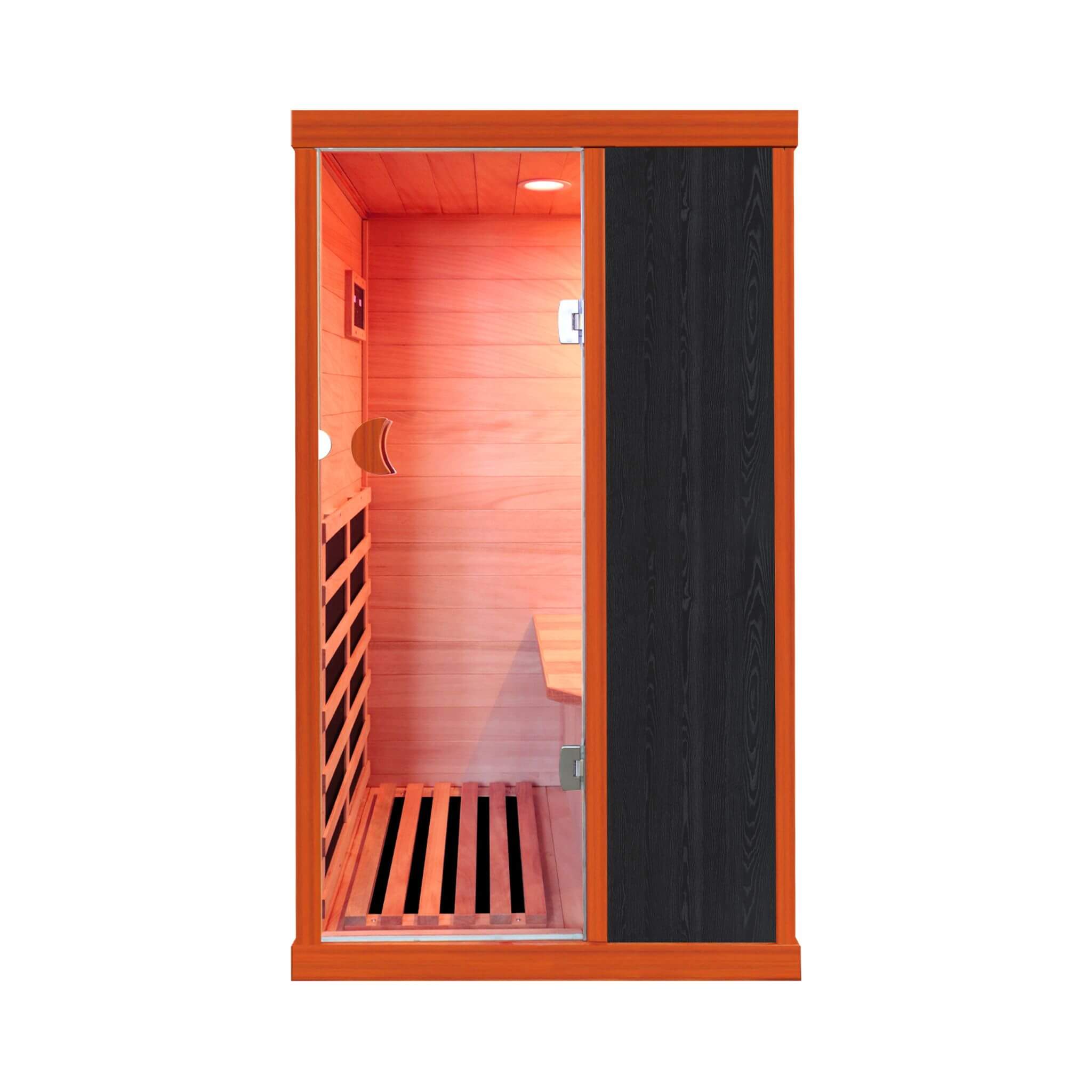 Thermora Maison 1-Person Infrared Sauna with Bluetooth Speakers & Ambient LED Lighting | Indoor Home Sauna
