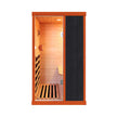 Thermora Maison 1-Person Infrared Sauna with Bluetooth Speakers & Ambient LED Lighting | Indoor Home Sauna