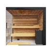 ThermaSol Indoor Glass Sauna Cabin 2–5 Person with Panoramic Front