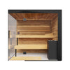 ThermaSol Indoor Glass Sauna Cabin 2–5 Person with Panoramic Front