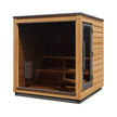 Thermasol Nordic Dawn 4-Person Outdoor Sauna Cabin | Fully Assembled Thermo-Pine Traditional Sauna