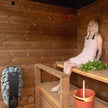 Thermasol Nordic Dawn 4-Person Outdoor Sauna Cabin | Fully Assembled Thermo-Pine Traditional Sauna