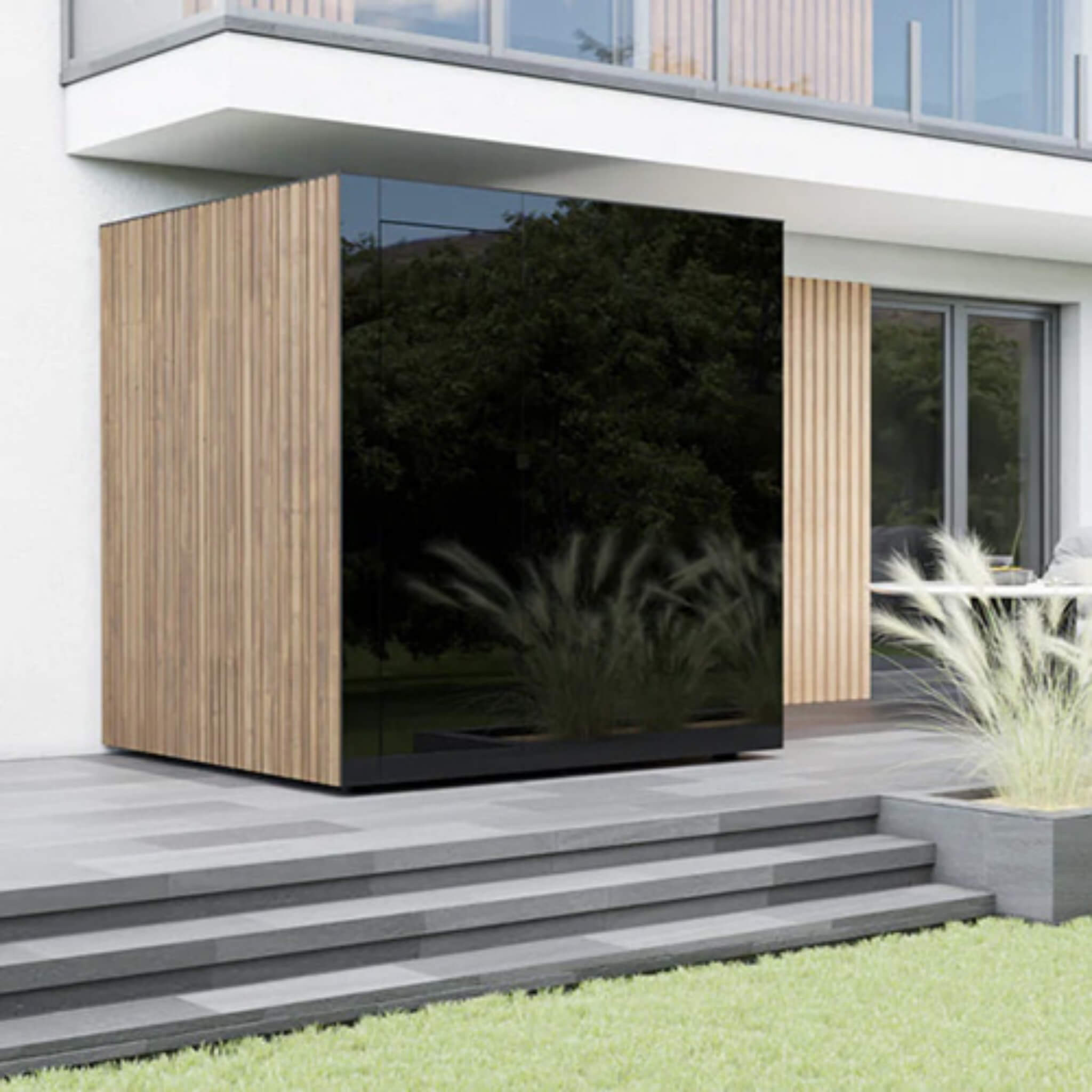 ThermaSol 4 Person Outdoor Sauna Cabin Fully Assembled Glass Front (Made to Order)