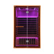 2 Person Infrared Sauna Canadian Hemlock Glass Front