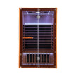 2 Person Infrared Sauna Canadian Hemlock Glass Front