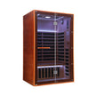 2 Person Infrared Sauna Canadian Hemlock Glass Front