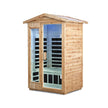 Thermora 2-Person Outdoor Infrared Sauna With Bluetooth Audio And LED Lighting
