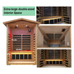 Thermora Bluetooth 2 Person Mahogany Outdoor Infrared Sauna
