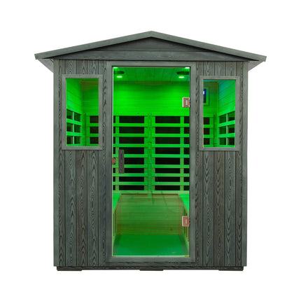 Thermora Bluetooth 4 Person Full Spectrum Outdoor Infrared Sauna