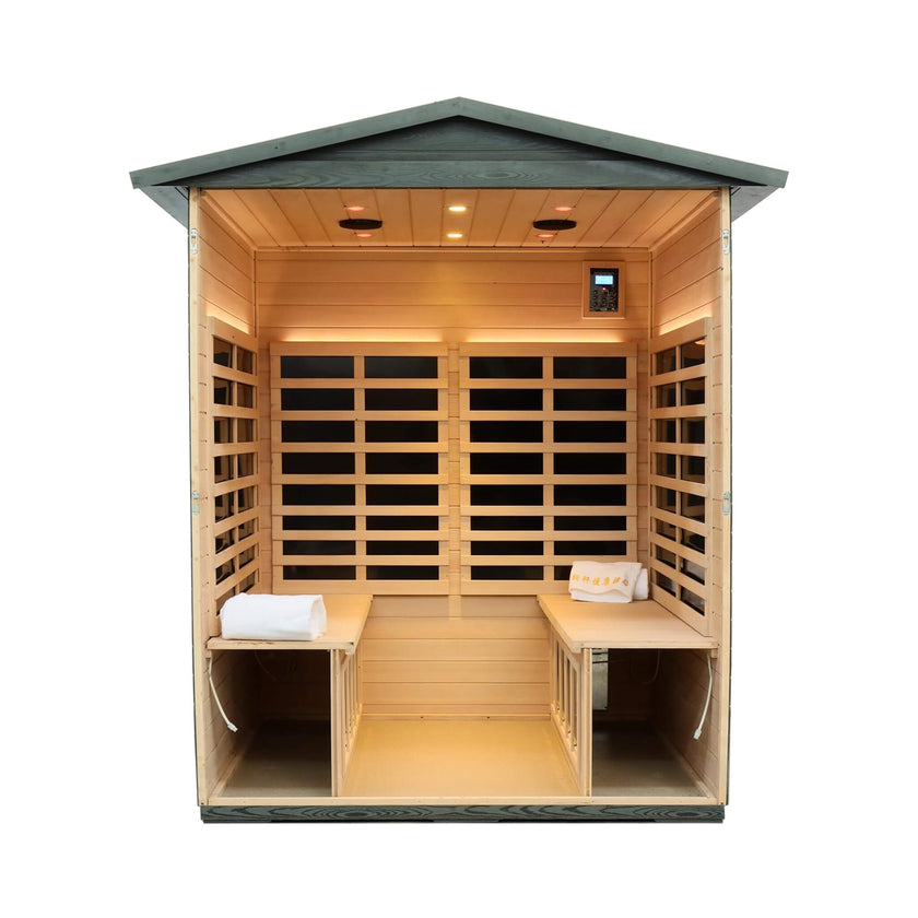 Thermora Bluetooth 4 Person Full Spectrum Outdoor Infrared Sauna