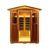 Bluetooth Thermora 4 Person Outdoor Infrared Hemlock Sauna