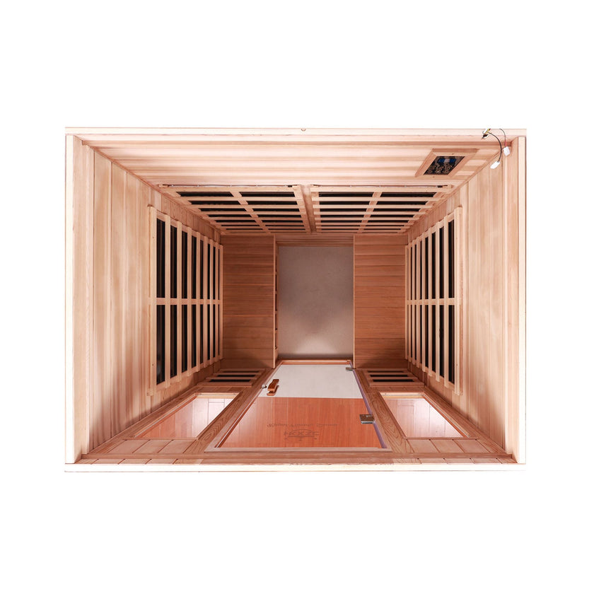 Bluetooth Thermora 4 Person Outdoor Infrared Hemlock Sauna