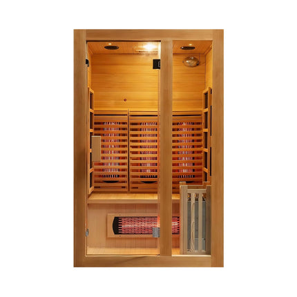 Rövia Luma Indoor 2 Person Dual System Sauna Room