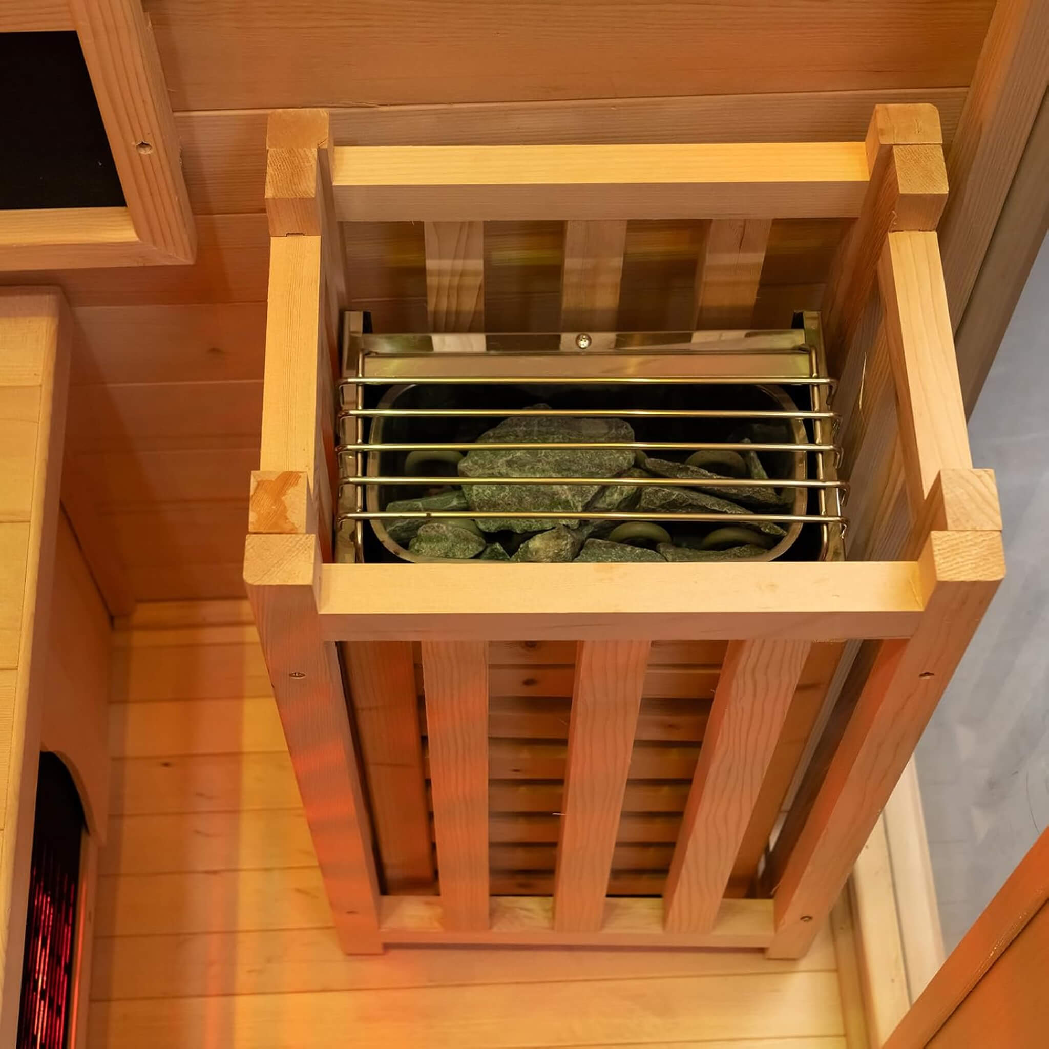 Rövia Luma Indoor 2 Person Dual System Sauna Room