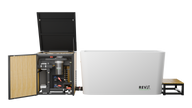 RevX Acrylic X Tub Cold Plunge + LUX High Performance Chiller and Filtration System