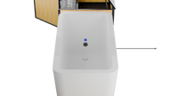 RevX Acrylic X Tub Cold Plunge + LUX High Performance Chiller and Filtration System
