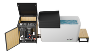RevX Acrylic X Tub Cold Plunge + LUX High Performance Chiller and Filtration System