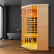 2 Person Corner Infrared Cedar Sauna with Bluetooth Speakers
