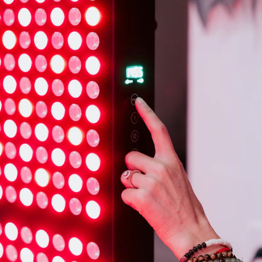 Ultra High-Intensity Freestanding Home Red Light Therapy LED Panel, 840 LEDS